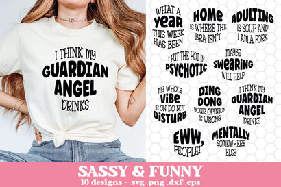 Sassy and Funny Bundle SVG Carla C Designs 