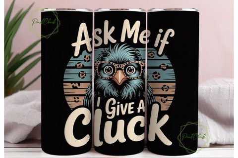 Sassy Bird 20oz Tumbler Wrap Sublimation PixelChick 