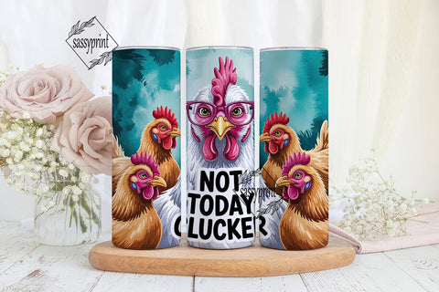 Sassy Chicken 20oz Tumbler Wrap Sublimation sassyprint 