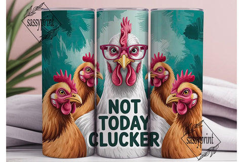 Sassy Chicken 20oz Tumbler Wrap Sublimation sassyprint 