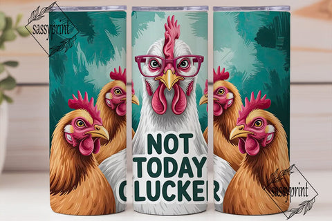 Sassy Chicken 20oz Tumbler Wrap Sublimation sassyprint 