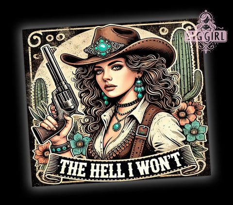 Sassy Cowgirl Quotes Tumbler Wrap, Cowgirl Tumbler, Sassy Quotes, 20oz Tumbler Wrap, Sublimation Design, Western Decor, Funny Gifts, Inspirational Drinkware Sublimation SvggirlplusArt 