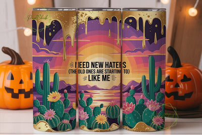 Sassy Desert Sunset 20oz Tumbler Wrap Sublimation PixelChick 
