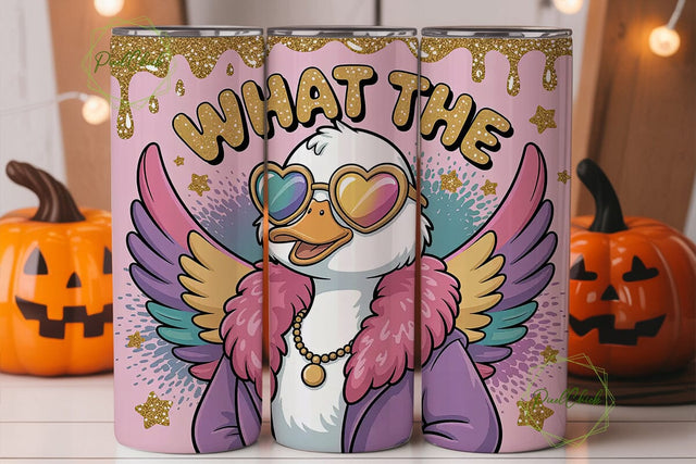 Sassy Duck 20oz Tumbler Design Sublimation PixelChick 