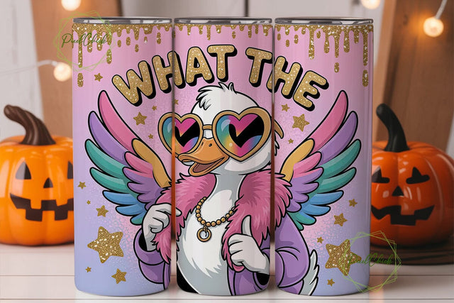 Sassy Duck 20oz Tumbler Design Sublimation PixelChick 