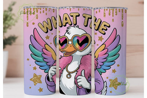 Sassy Duck 20oz Tumbler Design Sublimation PixelChick 