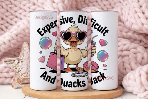 Sassy Duck 20oz Tumbler Wrap Sublimation DesignSVG 