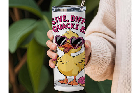 Sassy Duck 20oz Tumbler Wrap Sublimation DesignSVG 