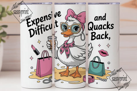 Sassy Duck 20oz Tumbler Wrap Sublimation sassyprint 