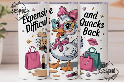 Sassy Duck 20oz Tumbler Wrap Sublimation sassyprint 