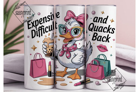 Sassy Duck 20oz Tumbler Wrap Sublimation sassyprint 