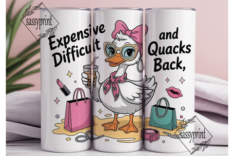 Sassy Duck 20oz Tumbler Wrap Sublimation sassyprint 