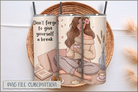 Sassy Girl Sarcastic 20 Oz Tumbler Wrap PNG Sublimation Shetara Begum 