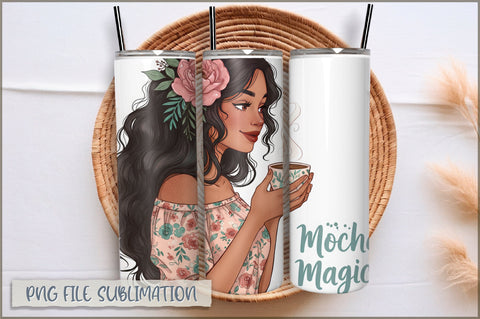 Sassy Girl Sarcastic 20 Oz Tumbler Wrap PNG Sublimation Shetara Begum 