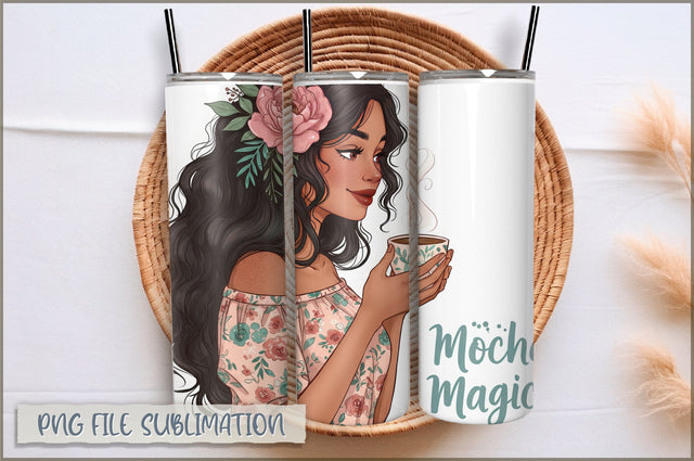 Sassy Girl Sarcastic 20 Oz Tumbler Wrap PNG Sublimation Shetara Begum 