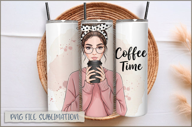 Sassy Girl Sarcastic 20 Oz Tumbler Wrap PNG Sublimation Shetara Begum 