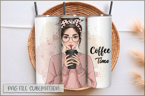 Sassy Girl Sarcastic 20 Oz Tumbler Wrap PNG Sublimation Shetara Begum 