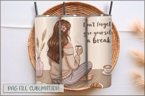 Sassy Girl Sarcastic 20 Oz Tumbler Wrap PNG Sublimation Shetara Begum 