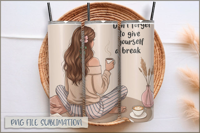 Sassy Girl Sarcastic 20 Oz Tumbler Wrap PNG Sublimation Shetara Begum 