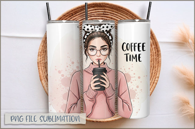 Sassy Girl Sarcastic 20 Oz Tumbler Wrap PNG Sublimation Shetara Begum 