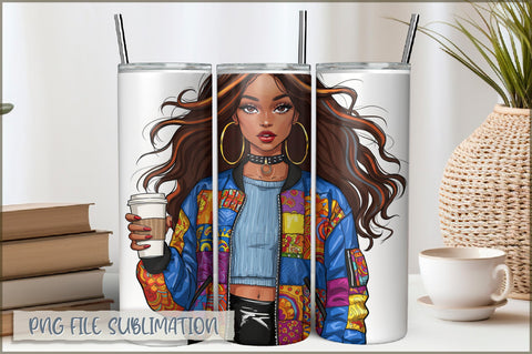 Sassy Girl Sarcastic 20 Oz Tumbler Wrap PNG Sublimation Shetara Begum 