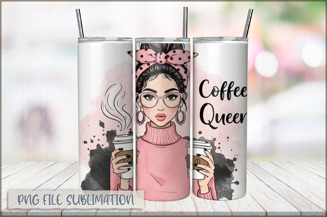 Sassy Girl Sarcastic 20 Oz Tumbler Wrap PNG Sublimation Shetara Begum 
