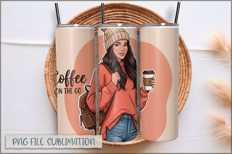 Sassy Girl Sarcastic 20 Oz Tumbler Wrap PNG Sublimation Shetara Begum 