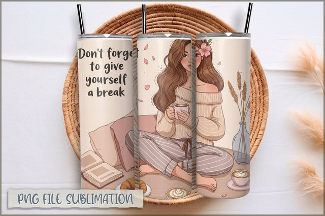 Sassy Girl Sarcastic 20 Oz Tumbler Wrap PNG Sublimation Shetara Begum 