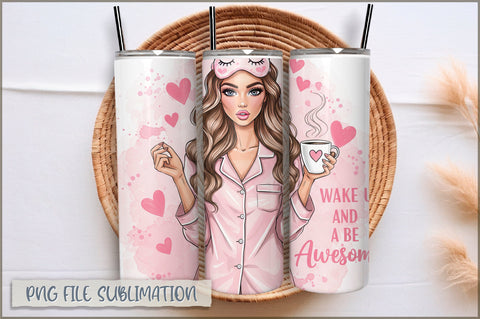 Sassy Girl Sarcastic 20 Oz Tumbler Wrap PNG Sublimation Shetara Begum 