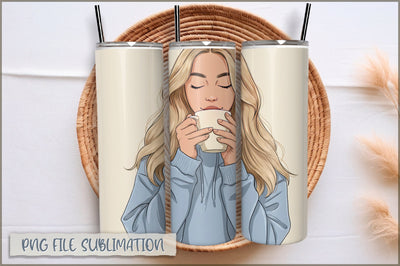 Sassy Girl Sarcastic 20 Oz Tumbler Wrap PNG Sublimation Shetara Begum 