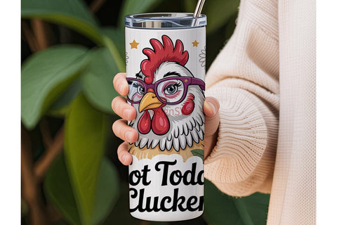 Sassy Hen 20oz Tumbler Wrap Sublimation DesignSVG 
