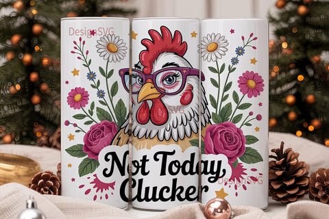 Sassy Hen 20oz Tumbler Wrap Sublimation DesignSVG 