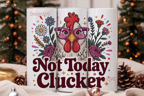 Sassy Hen 20oz Tumbler Wrap Sublimation DesignSVG 