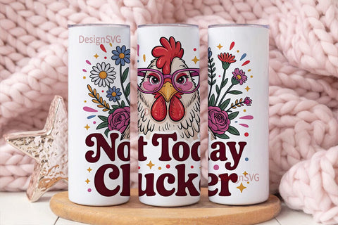 Sassy Hen 20oz Tumbler Wrap Sublimation DesignSVG 