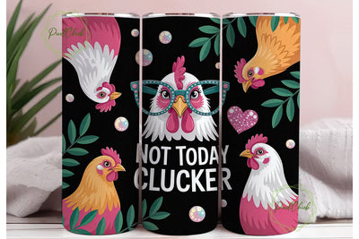 Sassy Hen 20oz Tumbler Wrap Sublimation PixelChick 