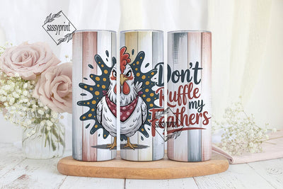 Sassy Hen 20oz Tumbler Wrap Sublimation sassyprint 