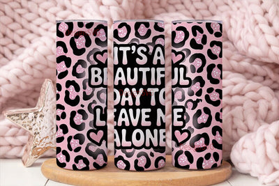 Sassy Leopard 20oz Tumbler Wrap Sublimation DesignSVG 