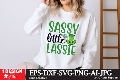 Sassy Little Lassie SVG Cut File SVG Insomnia Std 