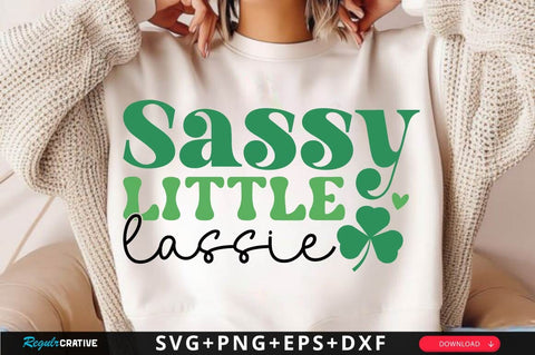 Sassy Little Lassie SVG Design SVG Regulrcrative 