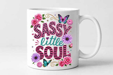 Sassy Little Soul PNG | Trendy Girl Sublimation Design Digital Download SVG BillahCrafts 