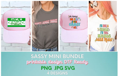 Sassy Mini Bundle SVG PNG SVG So Fontsy Design Shop 