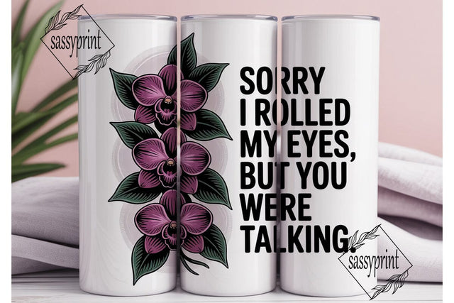 Sassy Orchid Tumbler Wrap Sublimation sassyprint 