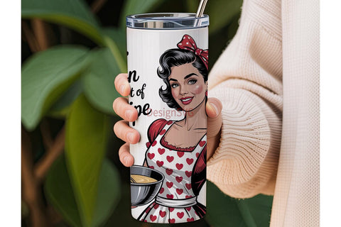 Sassy Retro Chef 20oz Tumbler Wrap Sublimation DesignSVG 