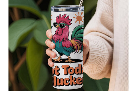 Sassy Rooster 20oz Tumbler Wrap Sublimation DesignSVG 