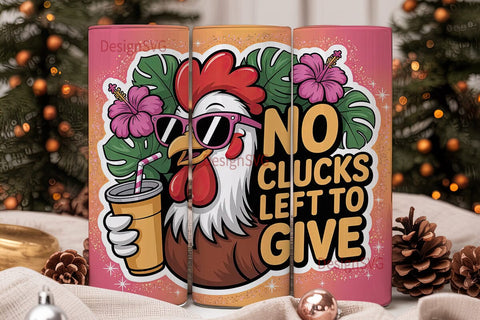 Sassy Rooster 20oz Tumbler Wrap Sublimation DesignSVG 