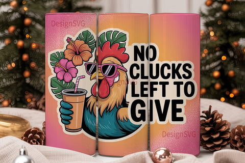 Sassy Rooster 20oz Tumbler Wrap Sublimation DesignSVG 
