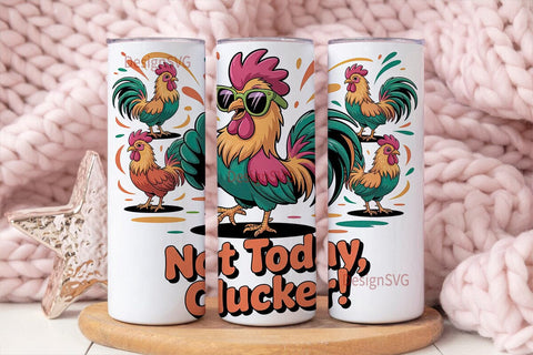 Sassy Rooster 20oz Tumbler Wrap Sublimation DesignSVG 