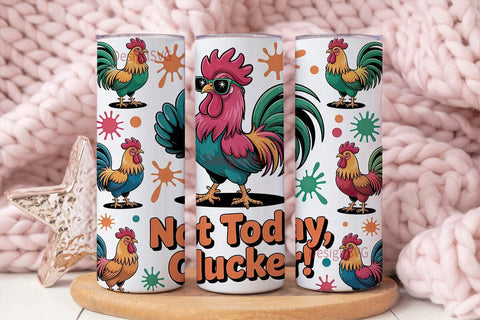 Sassy Rooster 20oz Tumbler Wrap Sublimation DesignSVG 