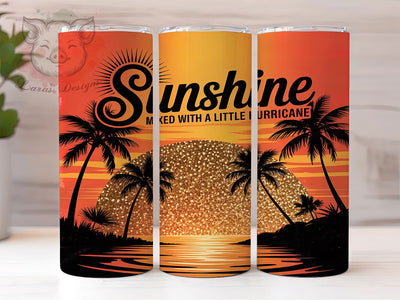 Sassy Shoreline Sparkly Beach Tumbler, Glitter Summer Gift, Sassy Beach Design, Tropical Quote Cup, Beach Life Present, Coastal Glam Gift, Sublimation Template Sublimation Lara' s Designs 