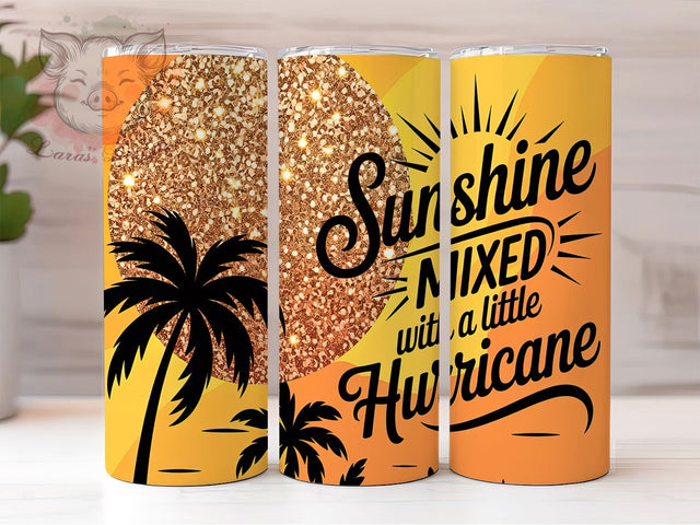 Sassy Shoreline Sparkly Beach Tumbler, Glitter Summer Gift, Sassy Beach Design, Tropical Quote Cup, Beach Life Present, Coastal Glam Gift, Sublimation Template Sublimation Lara' s Designs 